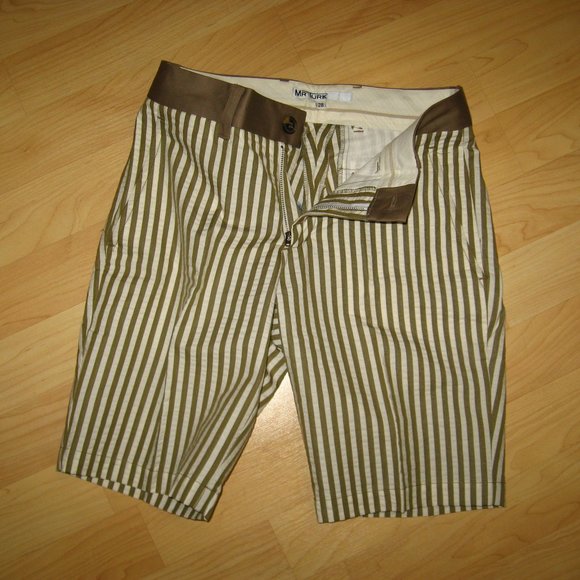 🩳 Mister Mr. Trina Turk Vertical Stripe Men's Shorts 28 - Picture 3 of 6